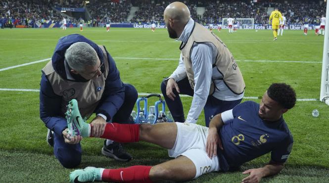 warren zaire emery accidentat debut psg