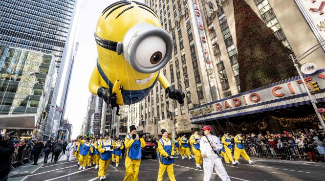 protest pro palestina parada macy ziua recunostintei