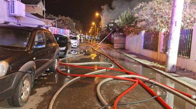 incendiu intrarea heresti sector 5 bucuresti