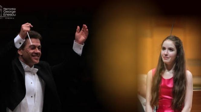 maestrul christian badea si pianista eva garet la filarmonica george enescu