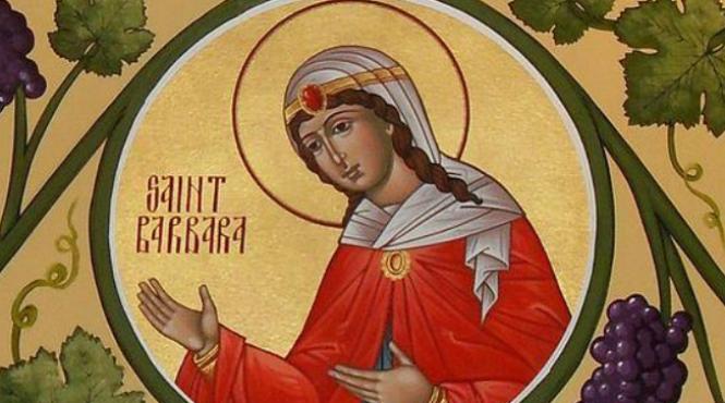 sfanta varvara fecioara ucisa tata ocrotitoare copii 4 decembrie