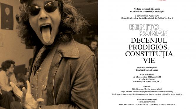 deceniul fabulos constitutia vie expozitie de fotografie benito roman in parteneriat cu institutul cervantes din bucuresti