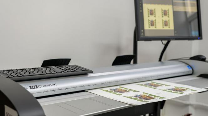 digitalizare posta romana achizitia liniei scanare arhivare electronica fabrica timbre