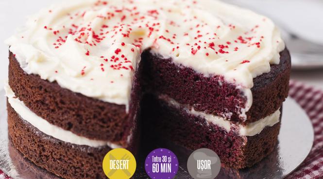 tort brownie velvet varianta ciocolata red velvet reteta