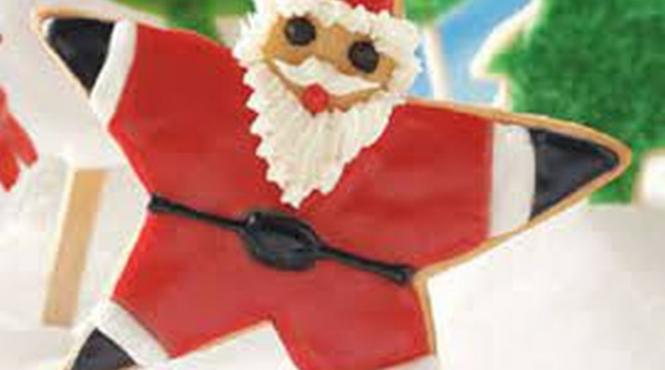 prajitura mos craciun stea