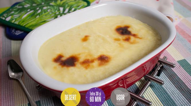 sutlac reteta desert turcesc crusta aurie