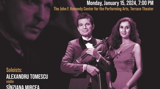 remember enescu bijuterii muzicale alexandru tomescu si sinziana mircea in recital extraordinar la icr new york si kennedy center din washington d c de ziua culturii nationale
