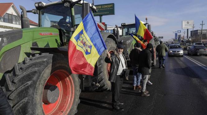 trafic blocat lugoj protest fermieri transportatori