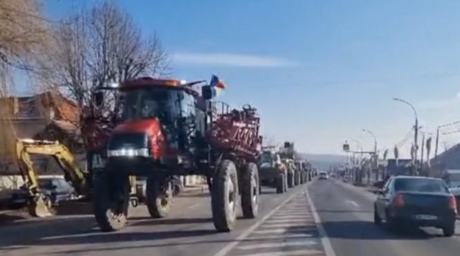protestul transportatorilor fermierilor continua