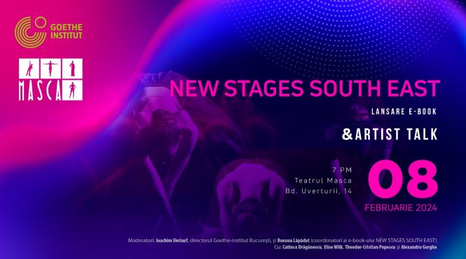 lansarea e book ului new stages south east artist talk despre dramaturgia contemporana in romania la teatrul masca