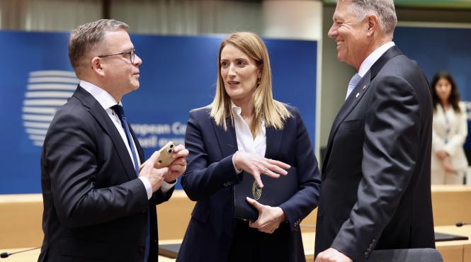 klaus iohannis strasbourg intalnire roberta metsola this is europe