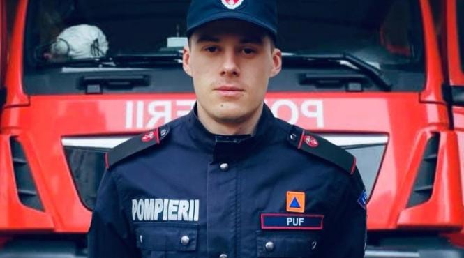 un tanar pompier din arad a salvat o femeie insarcinata care a lesinat intr o piata