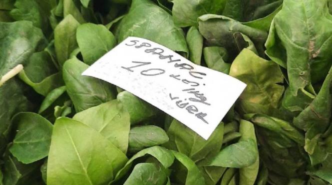 verdeturi pret piete romania spanac ceapa verde loboda