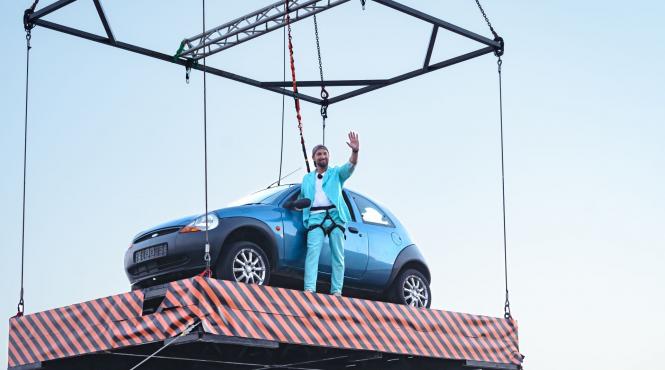 diseara la power couple romania fetele schimba o roata la 30 de metri inaltime moment tensionat pentru una dintre perechi dani otil opreste proba unei concurente