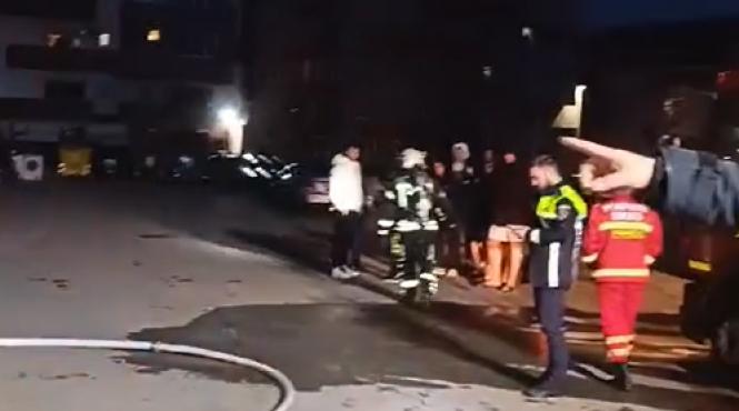 incendiu hotel stadion csm unirea alba iulia sportivi evacuati