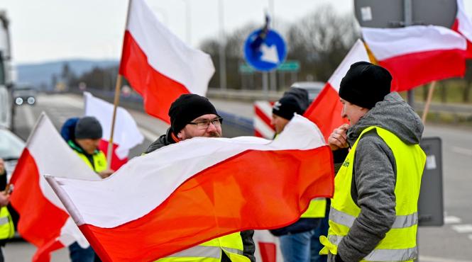 fermierii polonezi protest frontiera ucraina