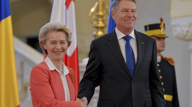 ursula von der leyen klaus iohannis palatul cotroceni