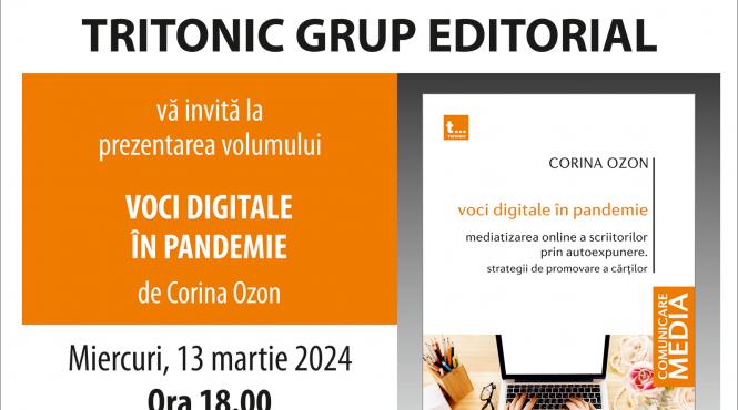 lansarea volumului voci digitale in pandemie de corina ozon la muzeul national al literaturii romane