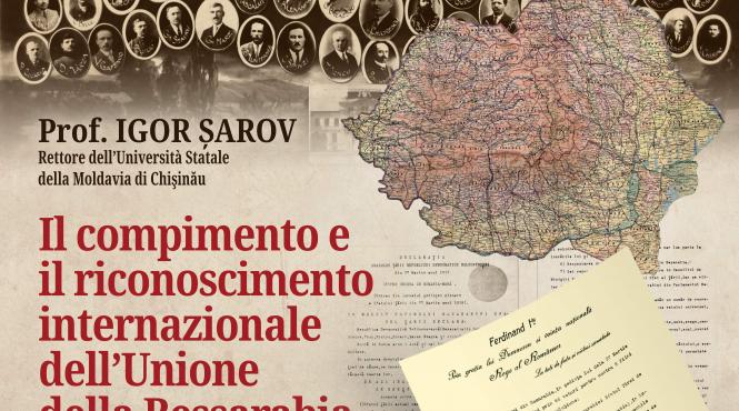 prof univ dr igor sarov rectorul universitatii de stat din moldova de la chisinau infaptuirea si recunoasterea internationala a unirii basarabiei cu romania 1918 1920