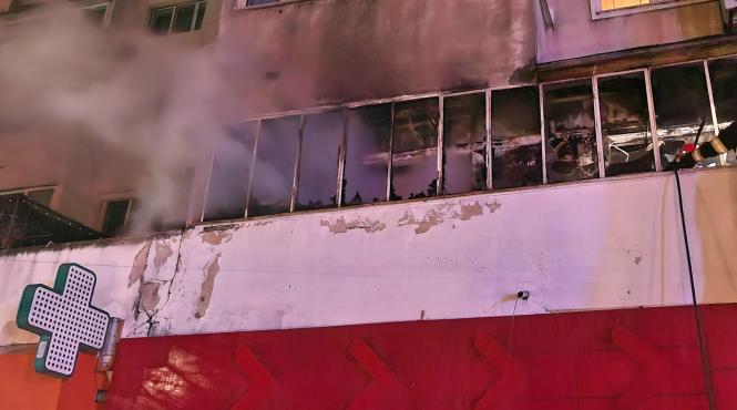 incendiu apartament bloc giurgiu panica locatari