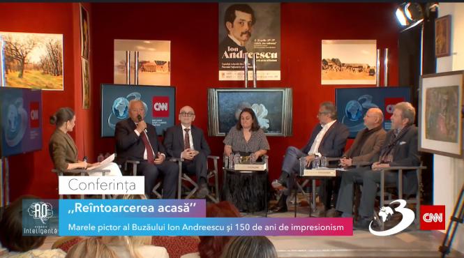 conferinta romania inteligenta reintoarcerea acasa marele pictor buzaului ion andreescu