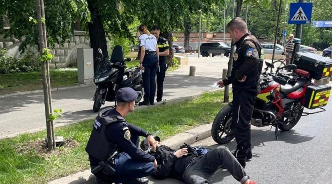 accident motociclist soseaua pavel d kiseleff jandarmeria capitalei