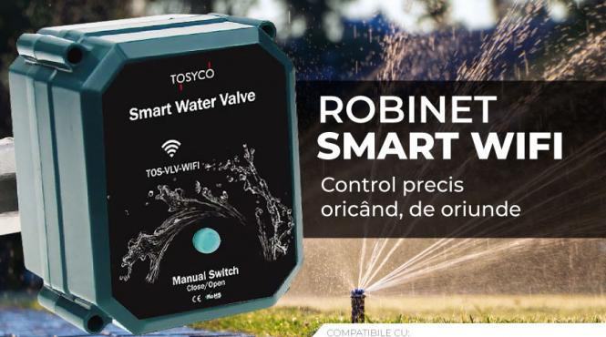 sistem irigatie utilizand robineti smart wifi tosyco