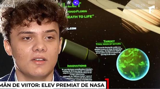 elev roman premiat nasa proiect statie spatiala 10 000 oameni