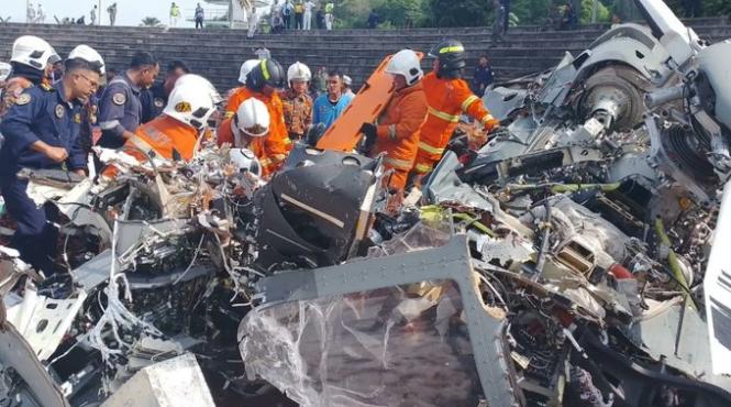 tragedie aviatica elicoptere militare ciocnit zece morti