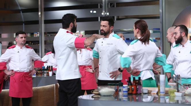 echipa lui chef richard abou zaki a doua victorie in battle urile chefi la cutite juratii arunca noi amulete in ring chef sautner vreau sa creez haos printre adversari