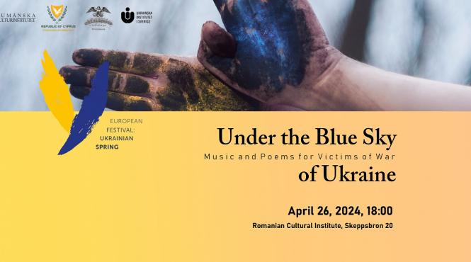 sub cerul albastru al ucrainei recital de poezie si pian la icr stockholm in cadrul festivalului european primavara ucraineana