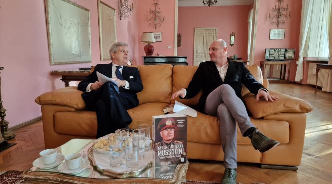 mussolini elev vioara enescu interviu maurizio serra il duce titulescu celibidache