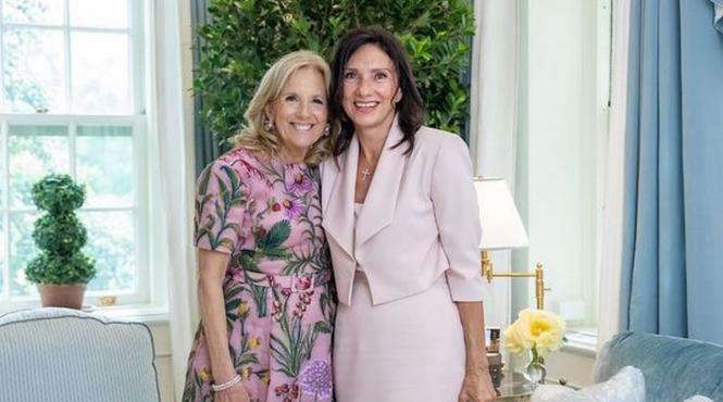 jill biden carmen iohannis