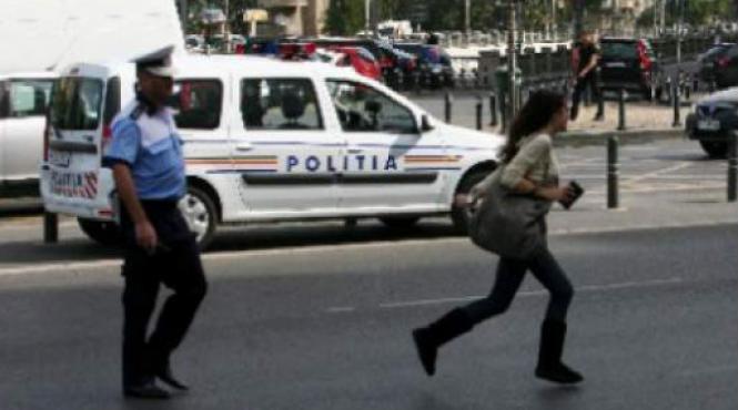 trafic romani traversare neregulamentara