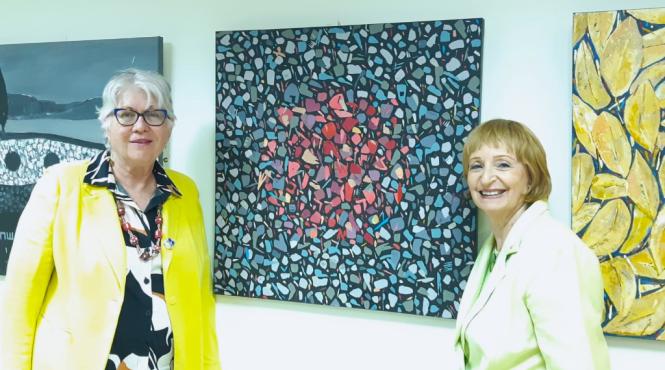 vernisajul expozitiei foliage of life la galeria icr tel aviv