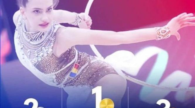 fata aur romaniaie amalia lica performanta uriasa gimnastica campionate europene