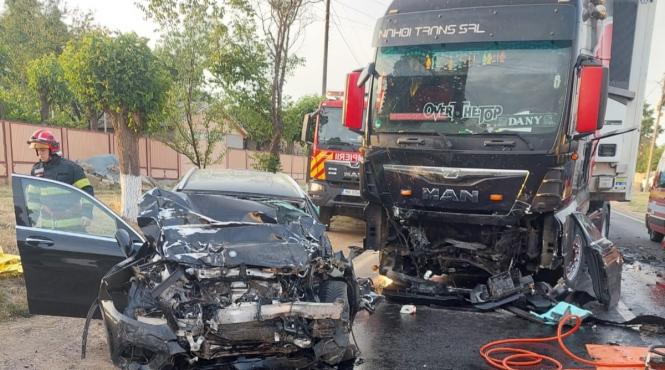 accident mortal tir femeie decedata galati adormit volan