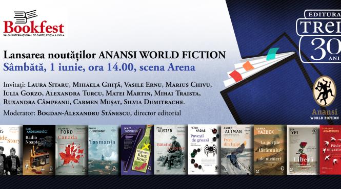 autori de marca din literatura universala in portofoliul anansi world fiction la bookfest 2024