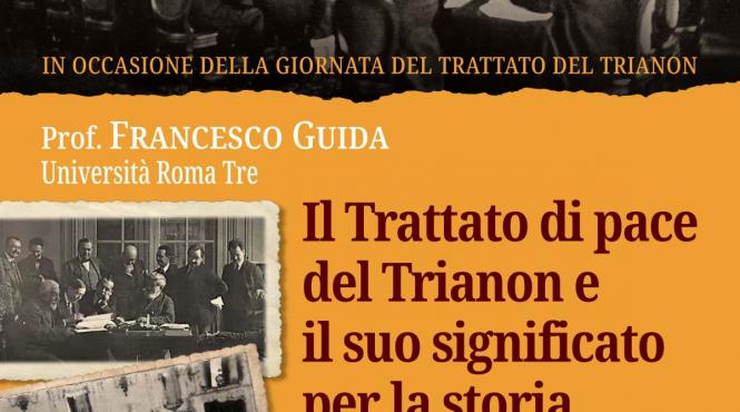 conferinta prof francesco guida tratatul de pace de la trianon 4 iunie 1920 si semnificatia sa pentru istoria romanilor aula 5 a complexului beato pellegrino al universitatii din padova