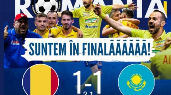 romania finala campionat european minifotbal meci serbia