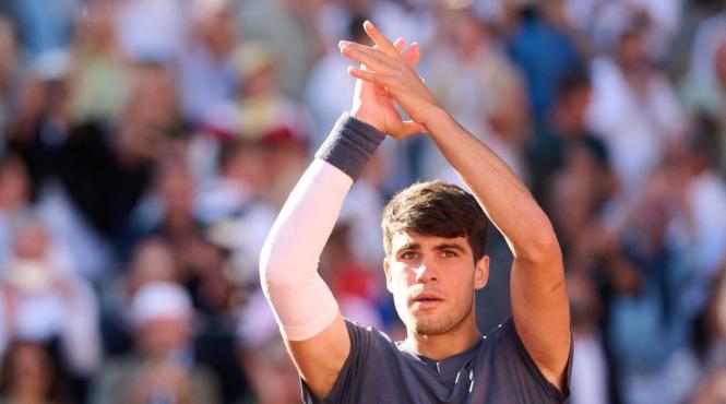 spaniolul carlos alcaraz roland garros