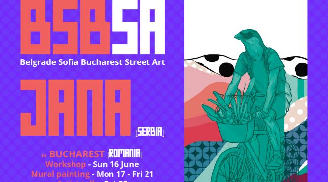 bsbsa gazduieste prima interventie artistica creata de artista jana danilovic in bucuresti
