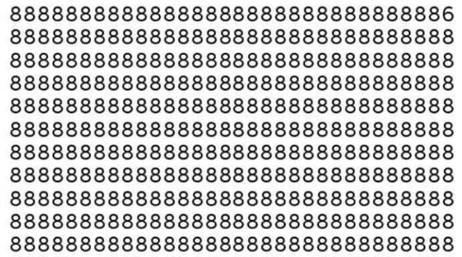 test inteligenta gaseste numarul 6 in 12 secunde