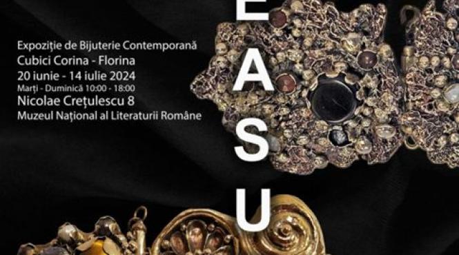 treasure expozitie de bijuterie de corina cubici la muzeul national al literaturii romane