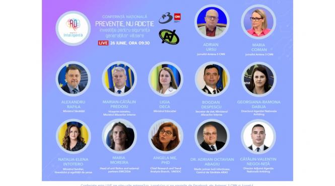 speakeri de top la cel mai mare eveniment care marcheaza ziua internationala de lupta impotriva abuzului si traficului ilicit de droguri