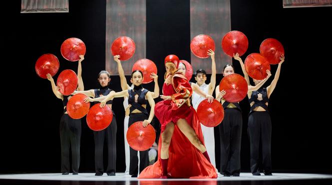 un spectacol intens surprinzator extraordinar alice prezentat de b dance la aniversarea de 25 de ani a intalnirilor jti