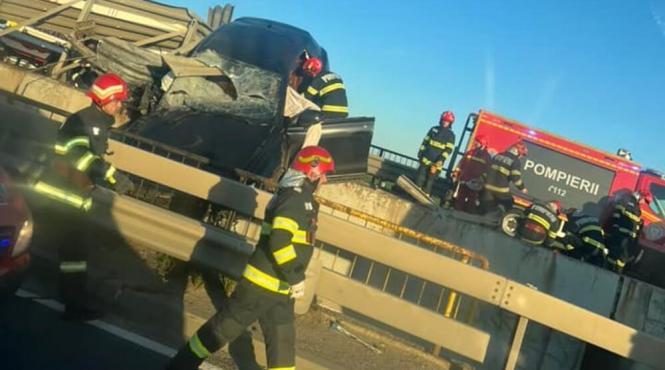 accident cumplit ploiesti dn1 sarit masina separatoare sofer mort