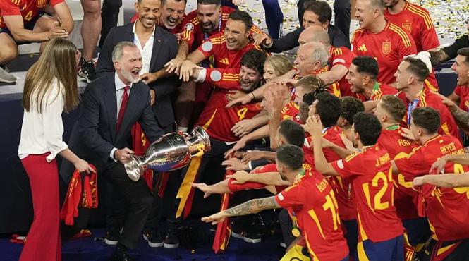 spania primire regala campioni euro 2024 fiesta regele felipe