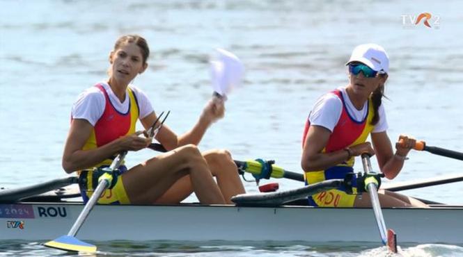 team romania echipajul dublu vasle feminin categorie usoara semifinale paris 2024