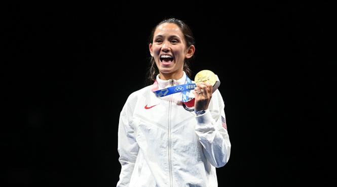 jo 2024 scrima lee kiefer campioana olimpica floreta finala 100 americana